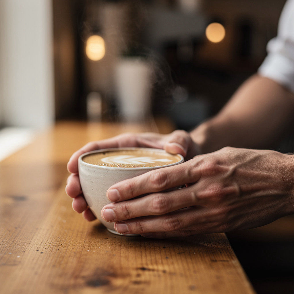 Morning Brew Coffee Shop cozy neighborhood cafe atmosphere and welcoming space